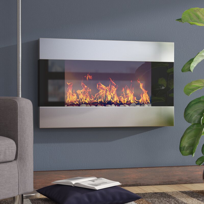 Clairevale Wall Mounted Electric Fireplace 